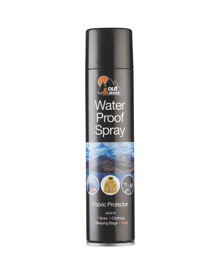 Aldi's aerosol spray for waterproofing fabric costs £1.49