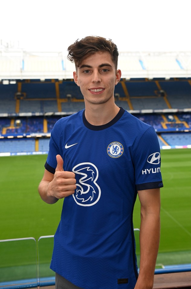 Kai Havertz has penned a five-year deal at Chelsea after joining from Bayer Leverkusen