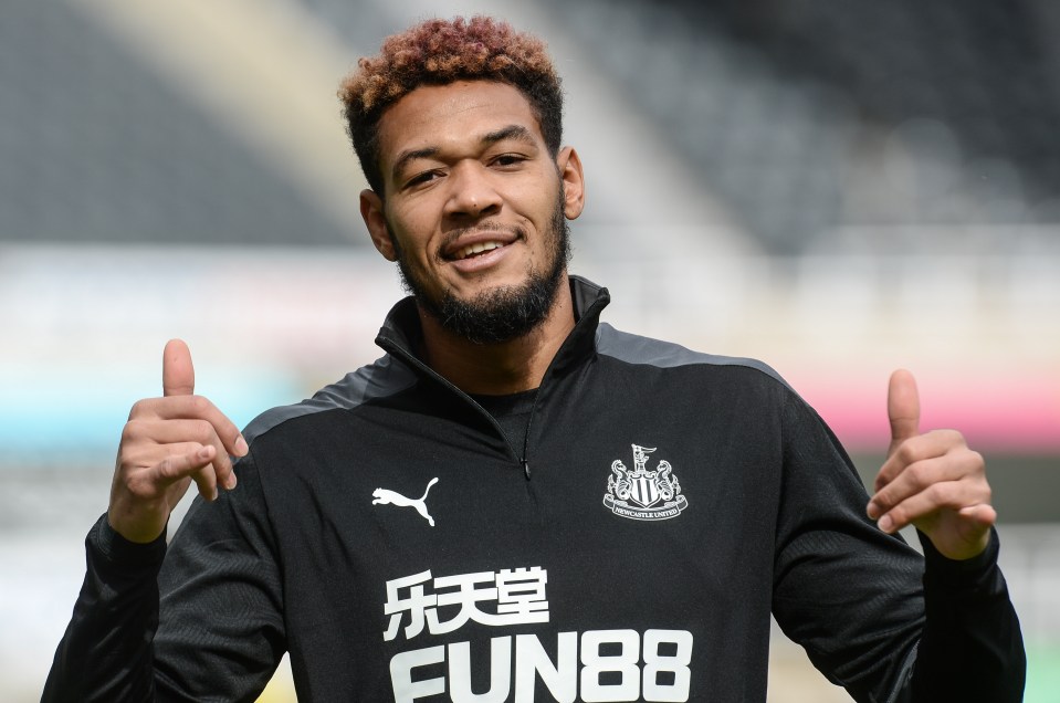 Steve Bruce is allowing Joelinton to retain Newcastle's No9 shirt despite England striker Callum Wilson's arrival