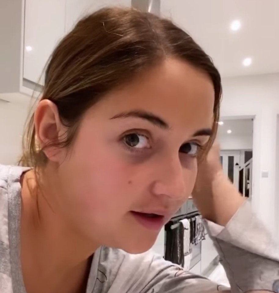 The I'm A Celeb champ shared a video from her home last night