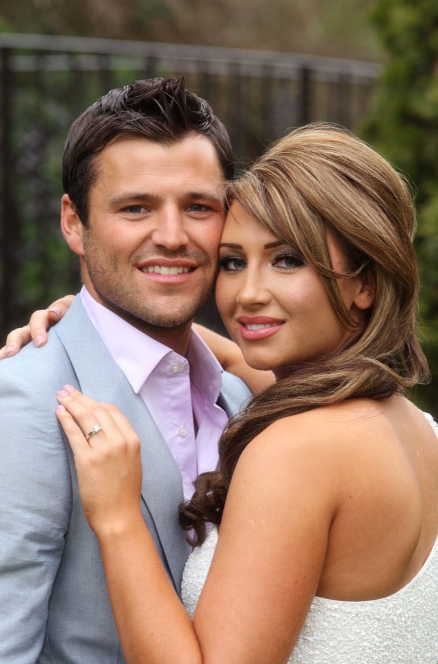 Mark and Lauren after getting engaged in a 2011 episode of Towie