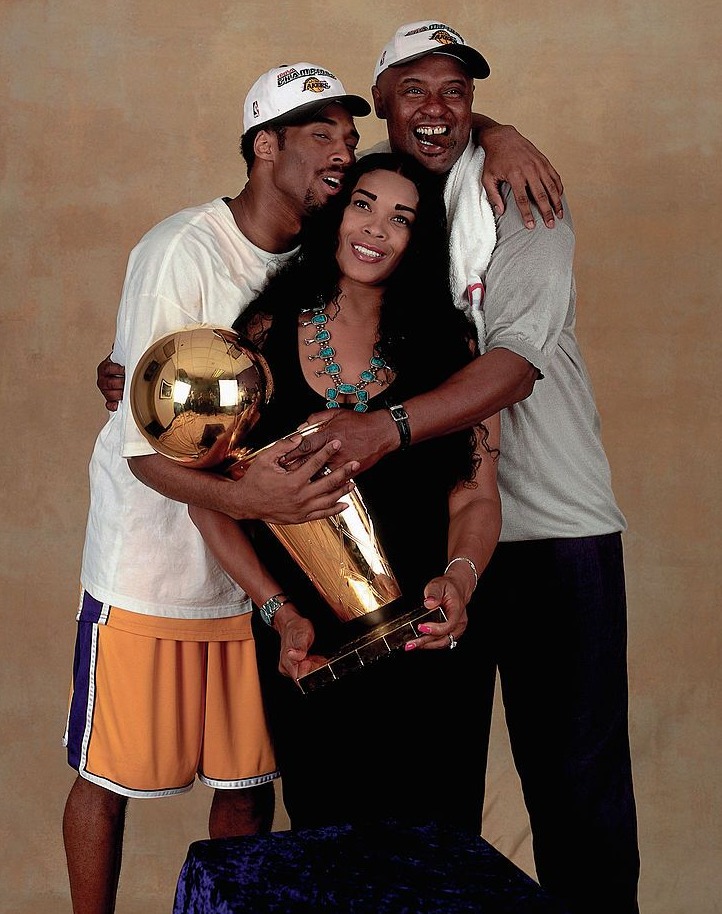 Kobe, who died aged 41 earlier this year, had a rocky relationship with his parents Pamela and Joe