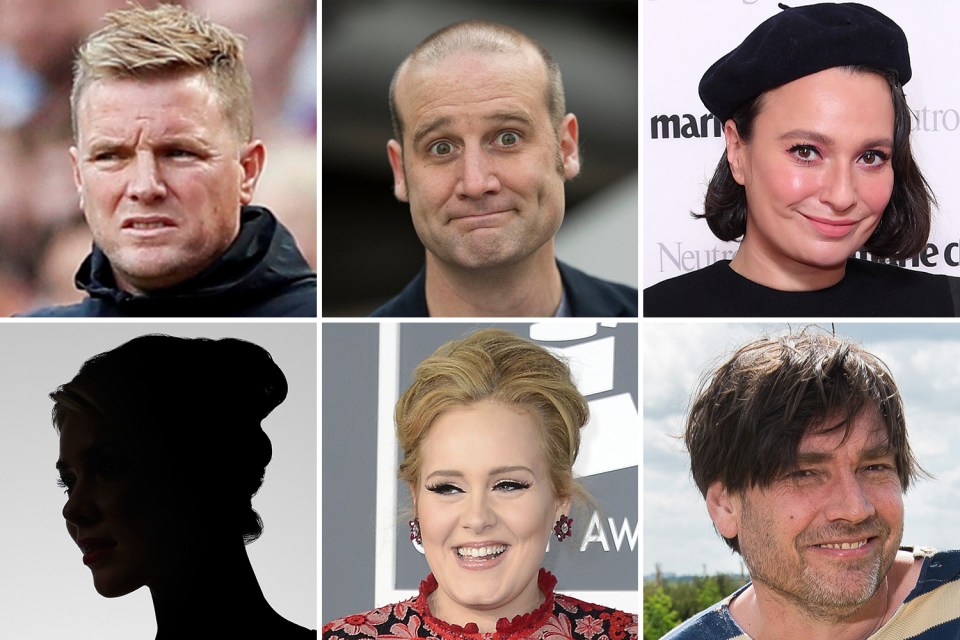 Alex James would like to invite Eddie Howe, Matt Parker, Gizzi Erskine, a new friend and Adele