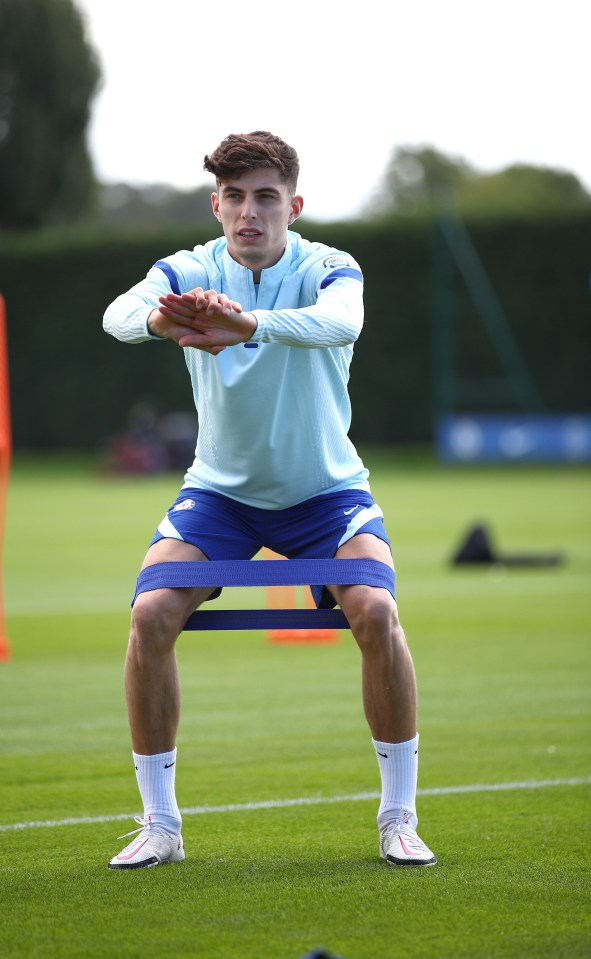 Havertz is said to be raring to go after an impressive first training session