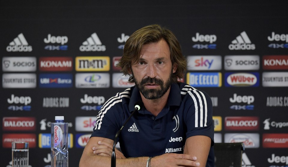 Juventus appointed Andrea Pirlo to replace Maurizio Sarri in August