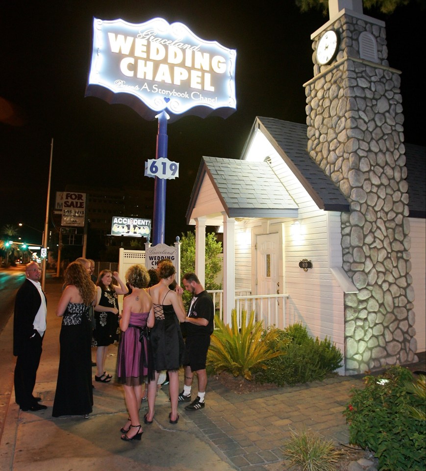 Celebs including Jon Bon Jovi have also got hitched at the famous chapel