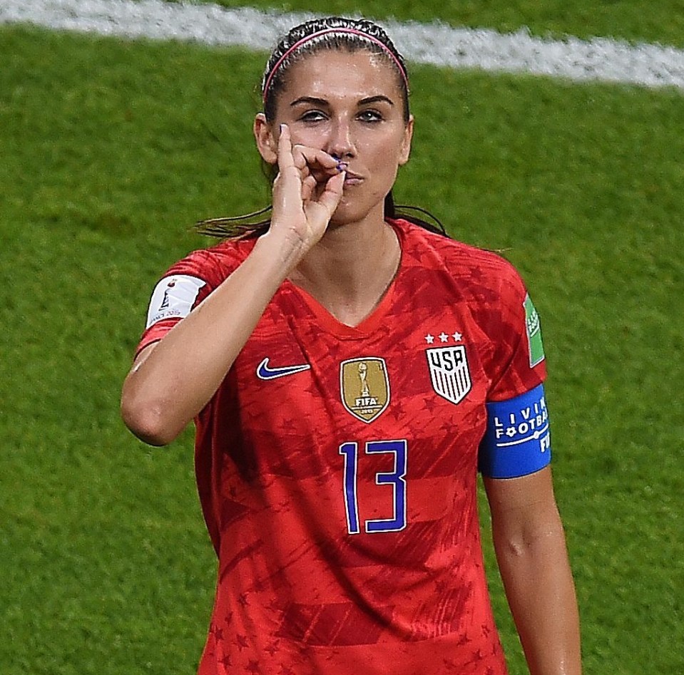 Morgan got into bother with her tea-sipping celebration after scoring against England in the 2019 World Cup semi-final