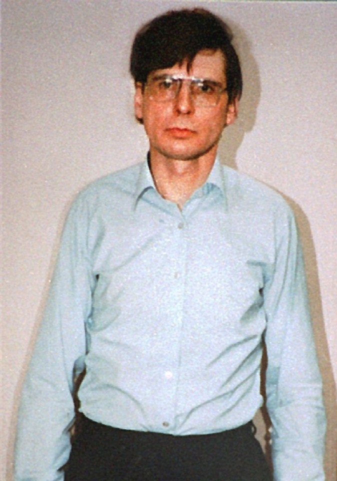 Dennis Nilsen in police mugshot soon after his arrest in 1983