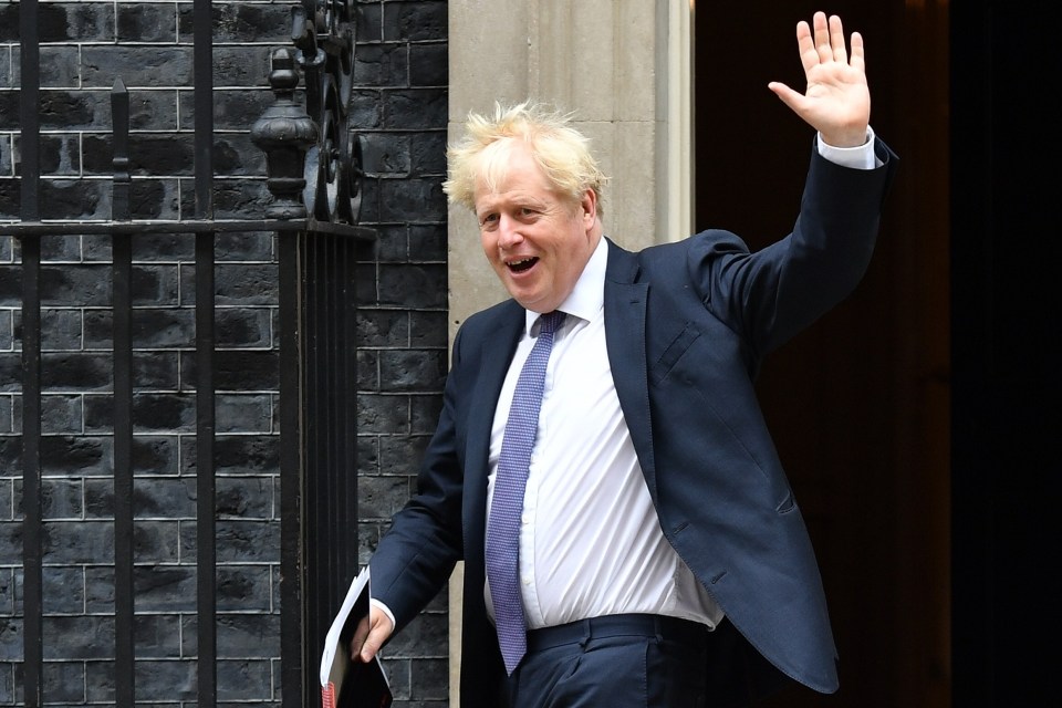 Boris Johnson said Britain would “prosper mightily” with or without a deal