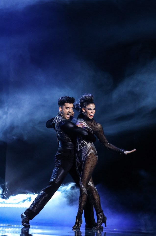 The duo wowed audiences and the judges with their very raunchy dance