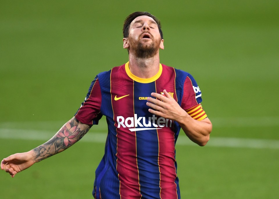 Lionel Messi paid the price for his trophyless campaign with fourth place in the longlist