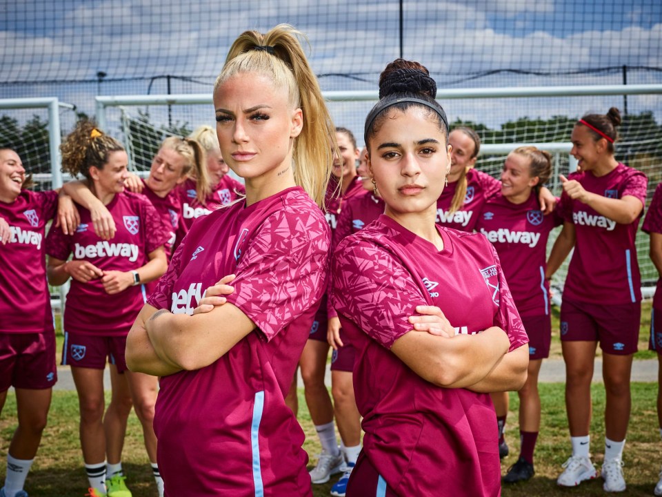 The series offers an unfiltered glimpse into life for staff and players, including Alisha Lehmann (left) and Jacynta Galabadaarachchi (right)