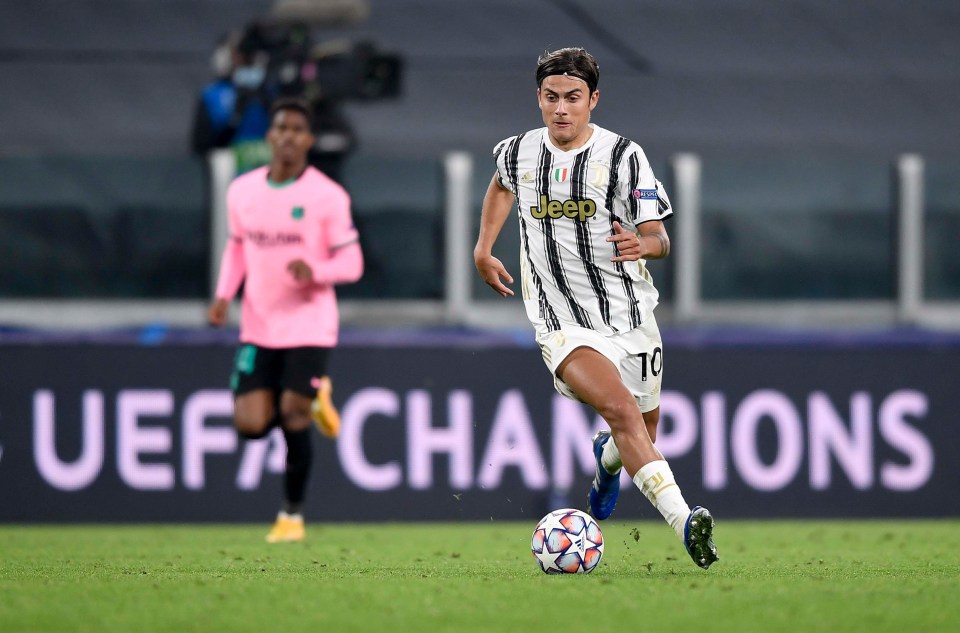 Zidane has long been an admirer of Dybala, who can play as a striker or in the no.10 role 