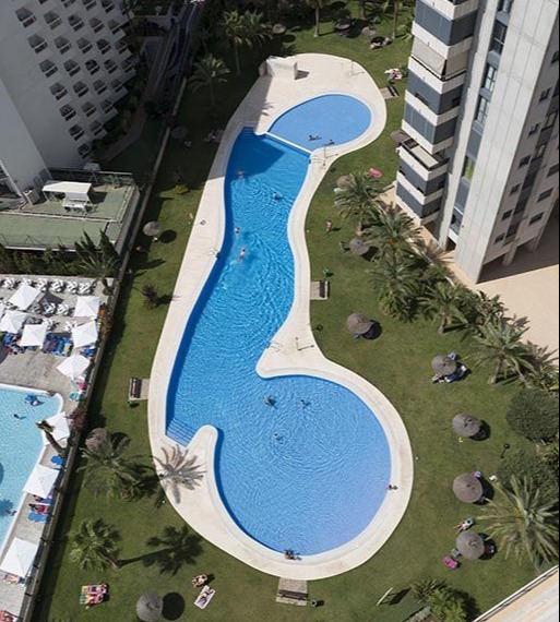 A hotel in Benidorm should have thought their hotel pool design out