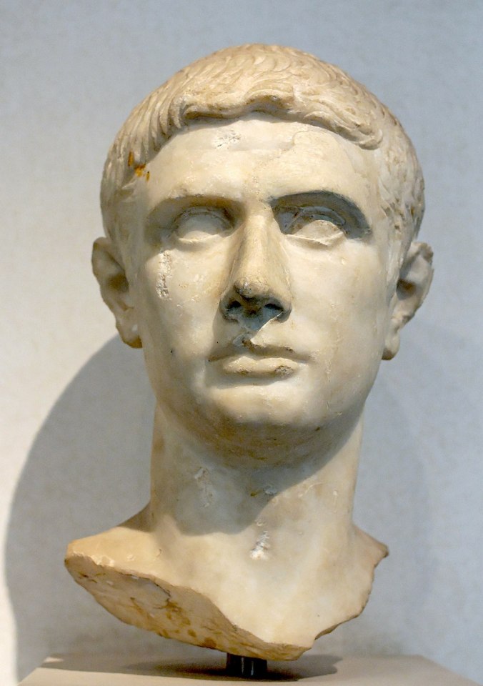 A male portrait so-called 'Brutus' created in 30-15BC