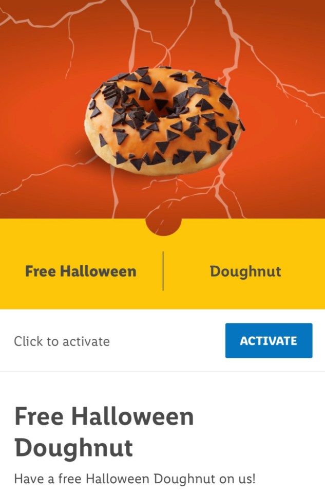 Here's how the offer looks in the Lidl Plus app