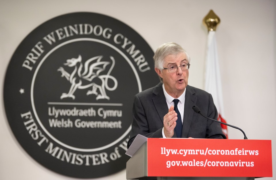 First Minister of Wales Mark Drakeford announced the lockdown on October 19