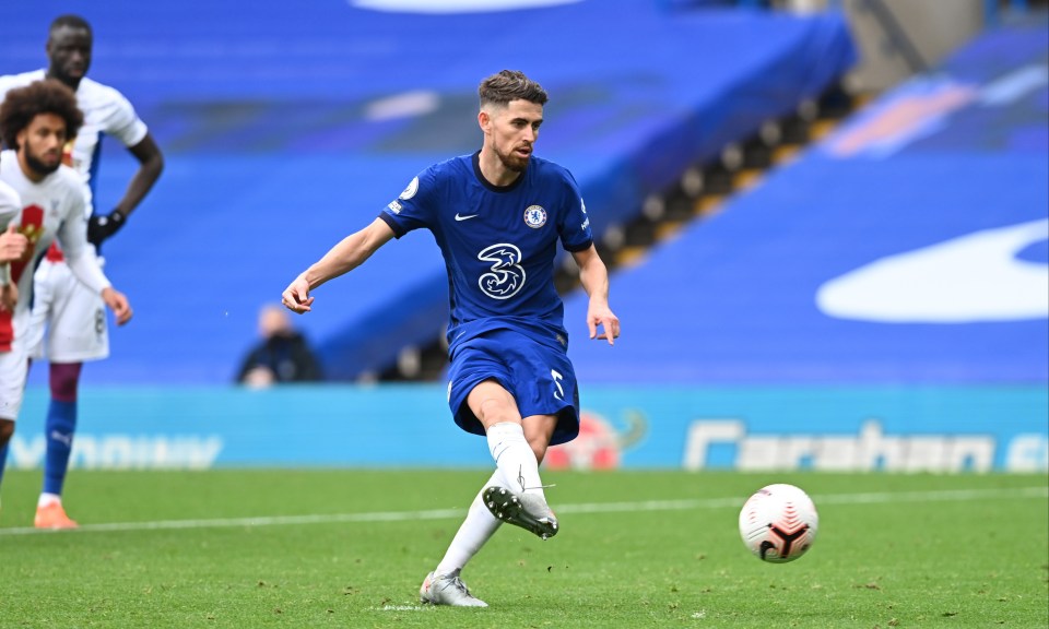 Jorginho grabbed a double with two penalties