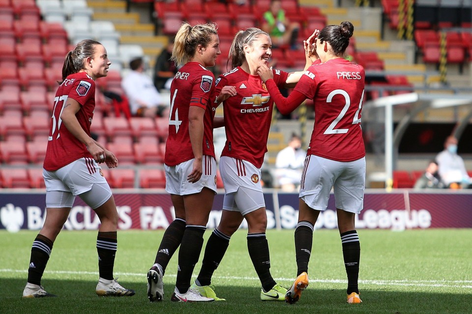 Manchester United women have become the fourth best side in England in just two seasons