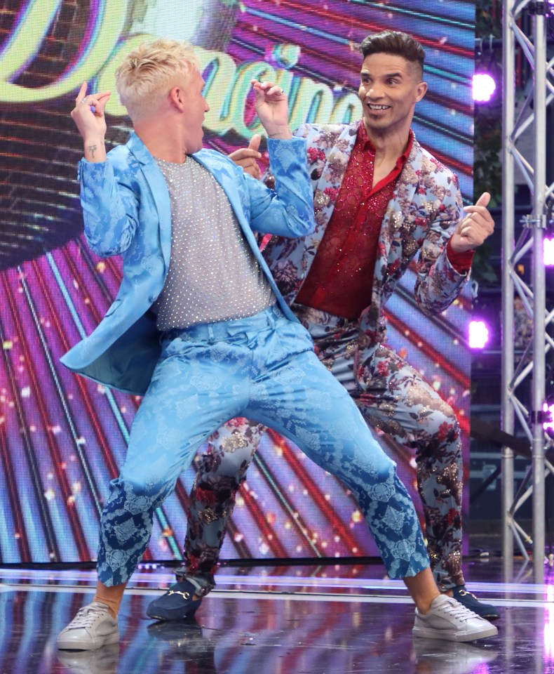 Jamie appeared on last year's show but suffered an injury before the first dance