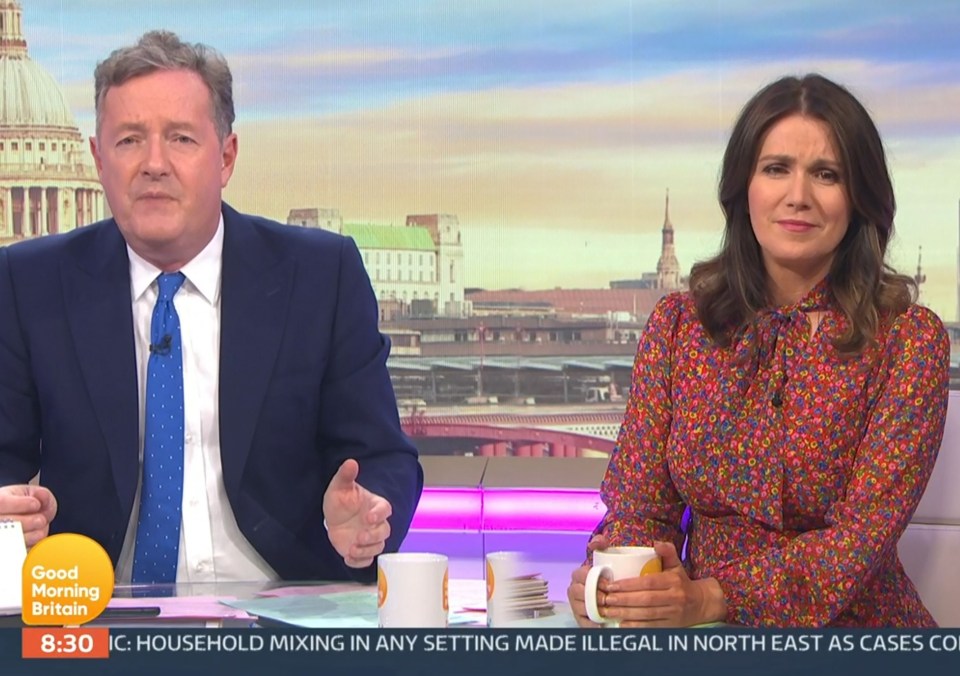 Piers had his hands full for much of the week hosting Good Morning Britain