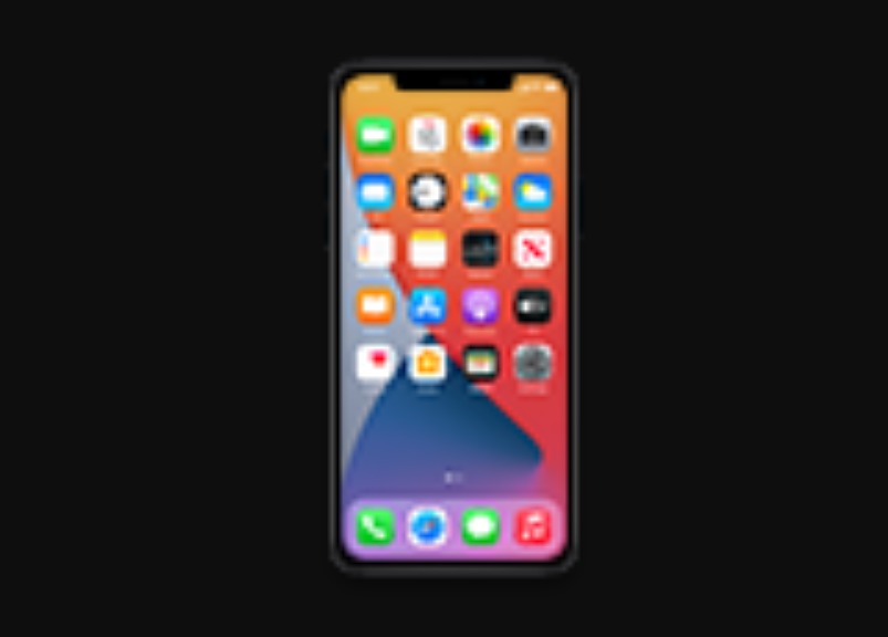 A blurry icon showing what could be the upcoming iPhone 12 has appeared hidden within the code of Apple's website