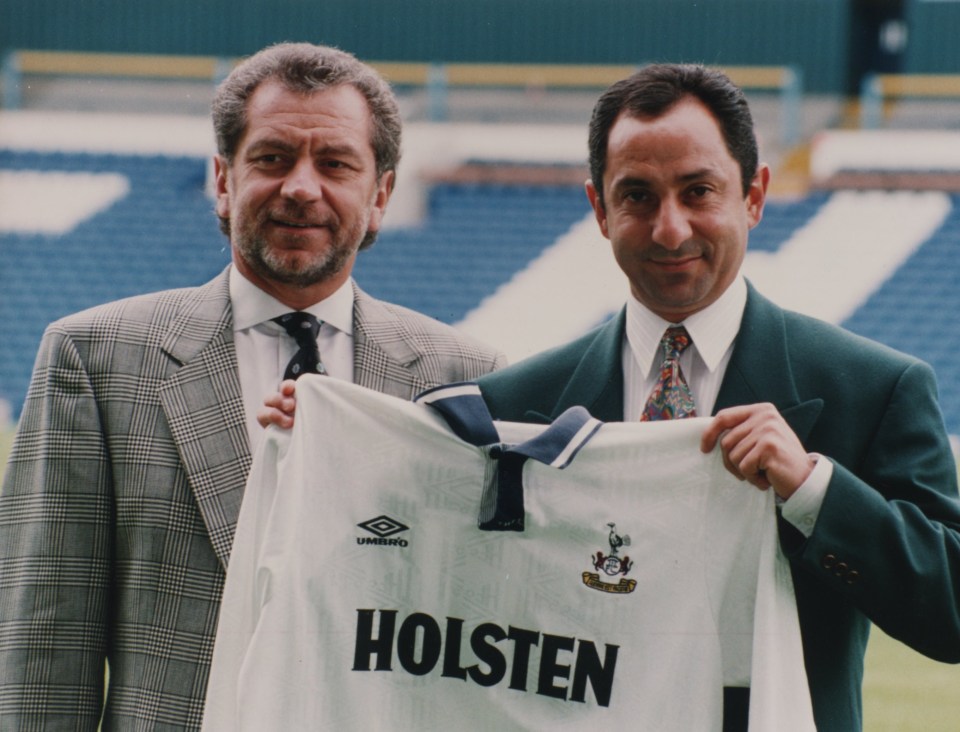 Lord Sugar was Spurs chairman between 1991 and 2001 but won just one trophy