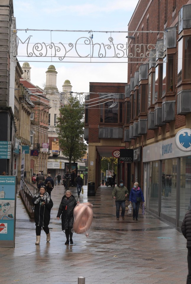 Warrington ranked as the 37th-worst hit place in England, according to government figures