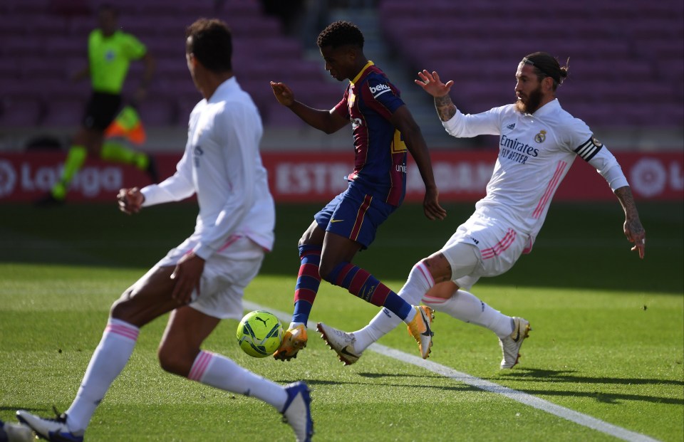 Ansu Fati became the youngest Clasico scorer in the 21st century