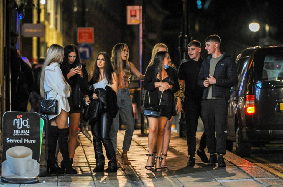 Punters in Newcastle get the last rounds in on Saturday night, with pubs in the region expected to close this week