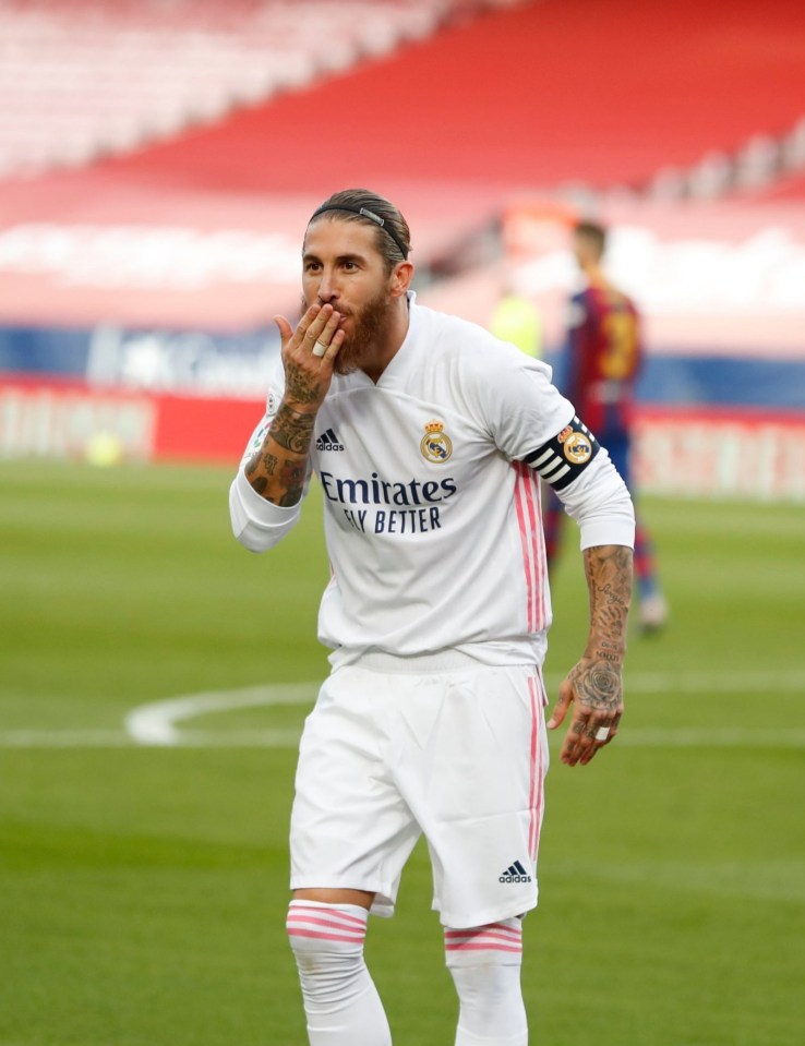 Sergio Ramos has been at Real Madrid since 2005 after joining from Sevilla