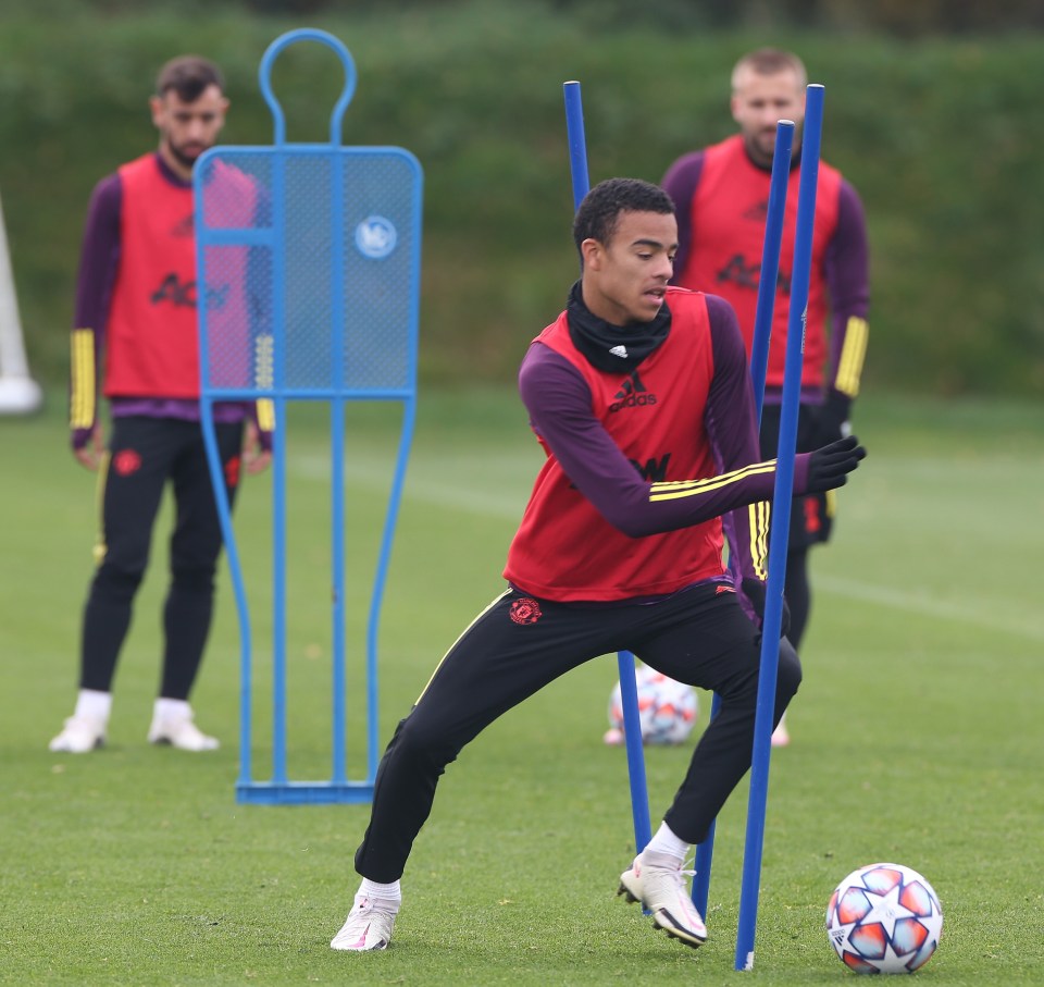 Mason Greenwood is said to have been late for training at least twice recently but Man Utd boss Ole Gunnar Solskjaer denies there is a problem