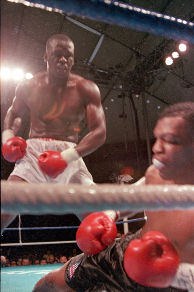 James 'Buster' Douglas shocked the world by knocking out Mike Tyson in 1990 