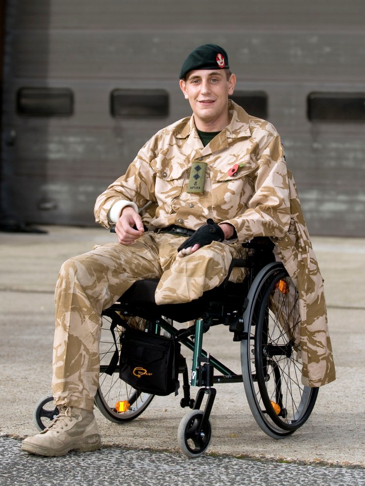 One of James’s friends, platoon commander Lieutenant Alex ­Horsfall, lost a leg and most of one hand when the Taliban planted a daisy-chained IED in a wall