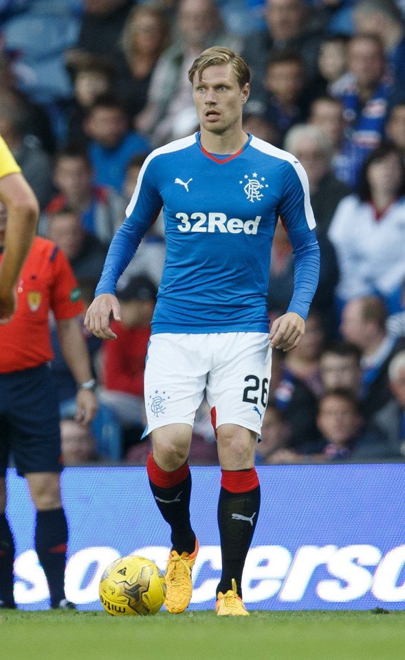 Zaliukas joined Rangers from Leeds - his second Scottish club