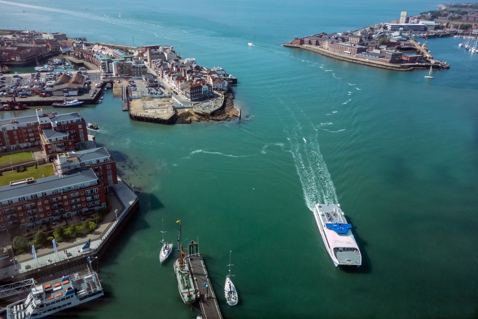 The disused ferries could be used as migrant-processing centres off Portsmouth