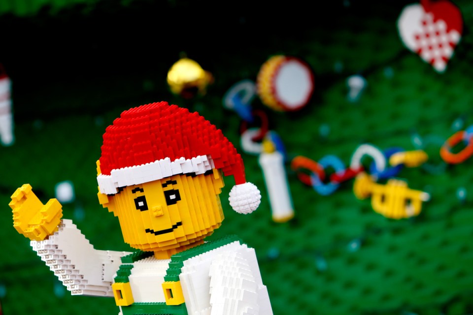 Legoland is also offering festive breaks at the park, with free Lego gifts