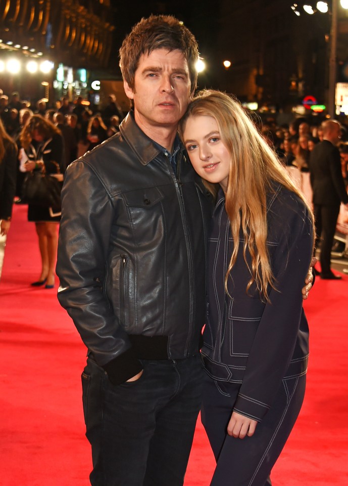 Noel Gallagher and Anais attend the UK Premiere of 'Burnt' in 2015