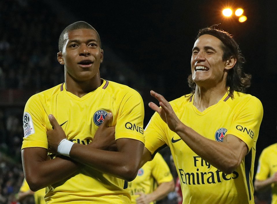 Kylian Mbappe has warned former team-mate Edinson Cavani he won't hold back when the pair meet in the Champions League