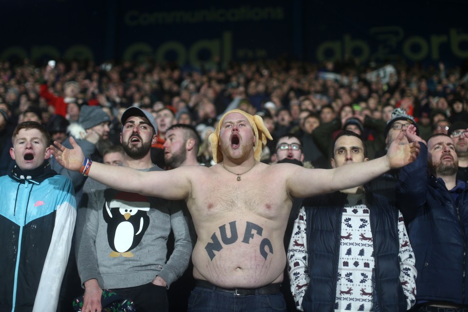 Newcastle fans are yet to take to their manager Steve Bruce