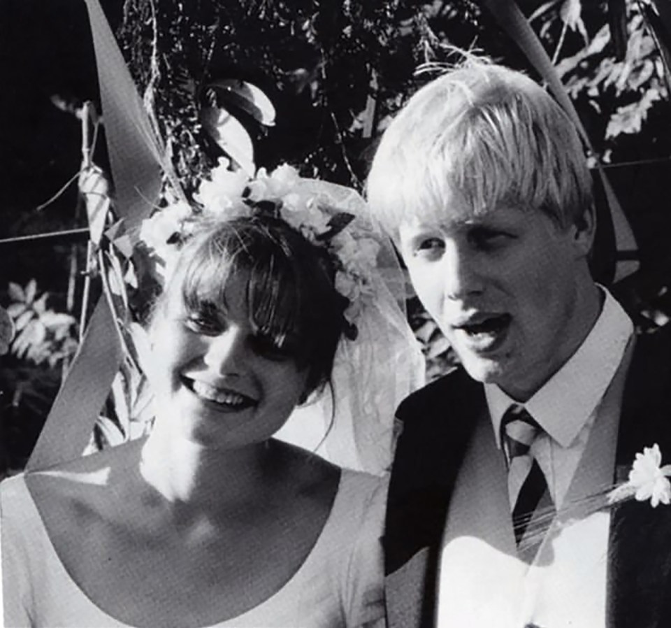 In 1987 Boris, 54, married girlfriend Allegra Mostyn-Owen