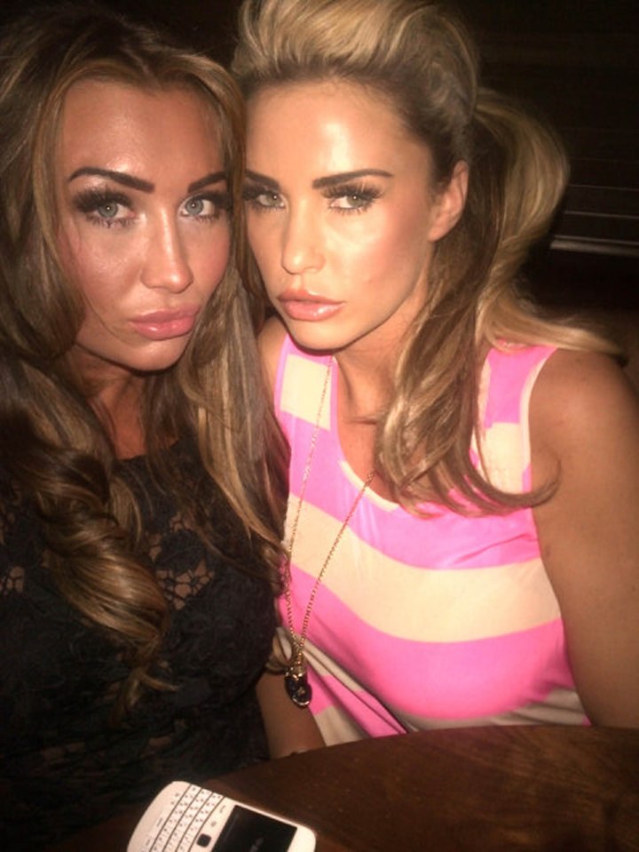 Charles' ex Katie Price, pictured right with Lauren, has warned her about his intentions