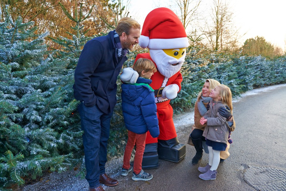 Kids can also watch Santa in his sleigh this year at Legoland