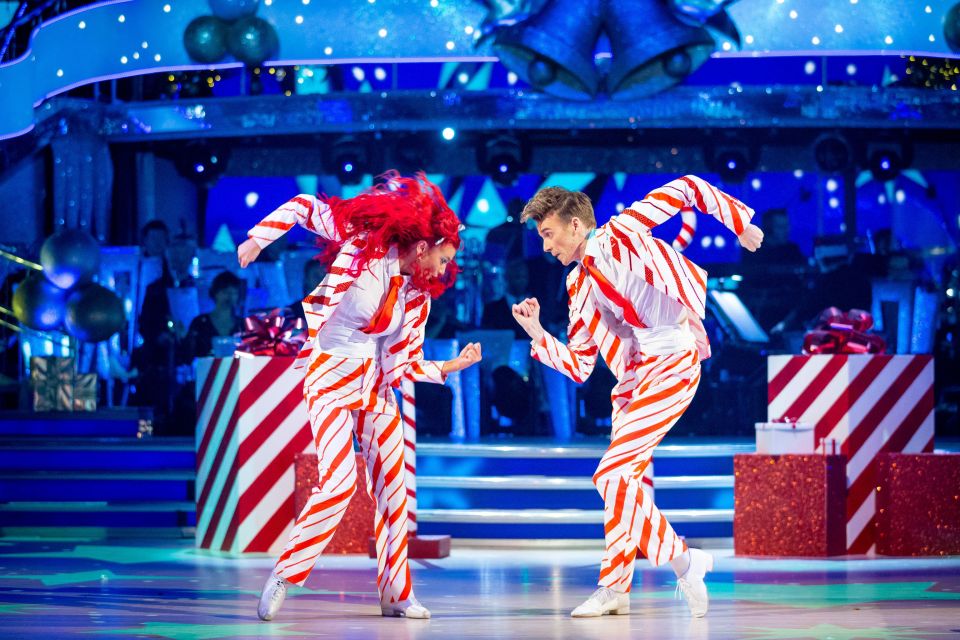 Joe Sugg and Dianne Buswell in the festive treat 2019