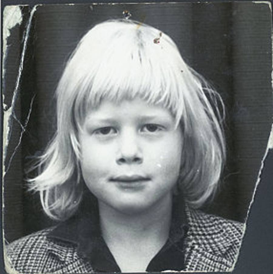 Boris pictured as a young boy