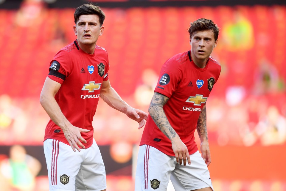 Harry Maguire and Victor Lindelof are vulnerable to the counter-attack down the sides