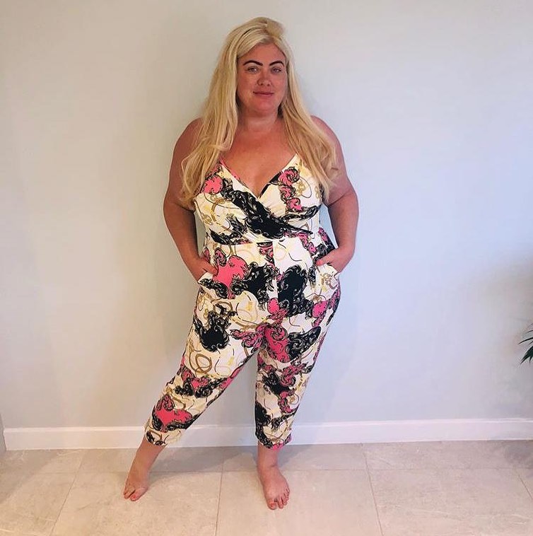 Gemma showing off her impressive three stone weight loss