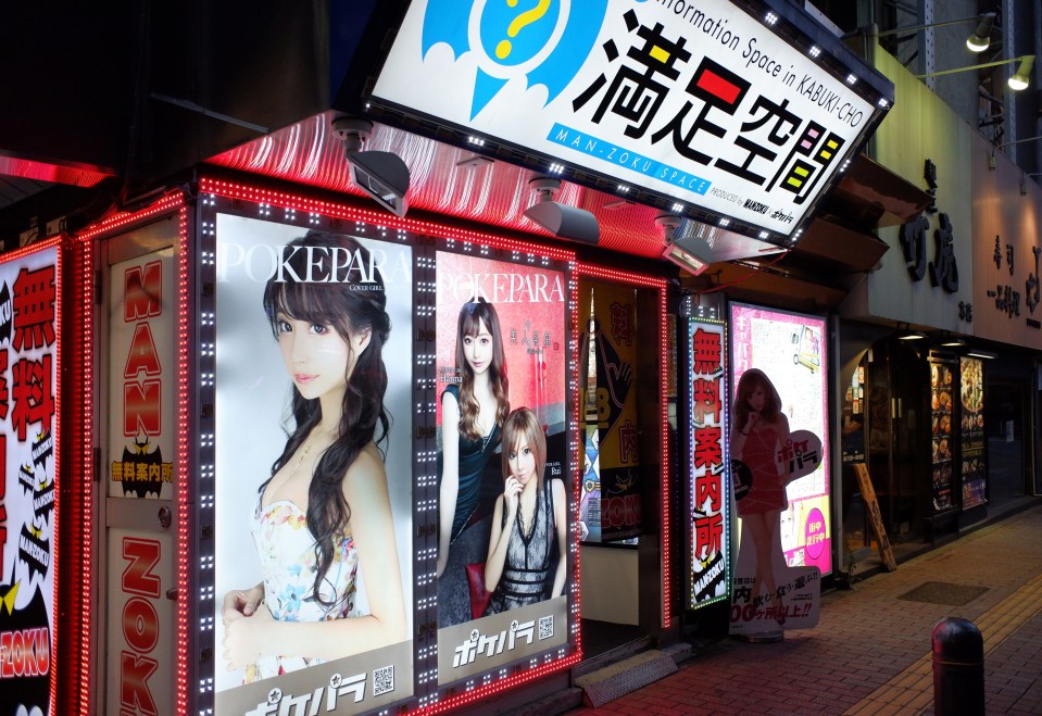 SOD Land is located in Tokyo's red light district