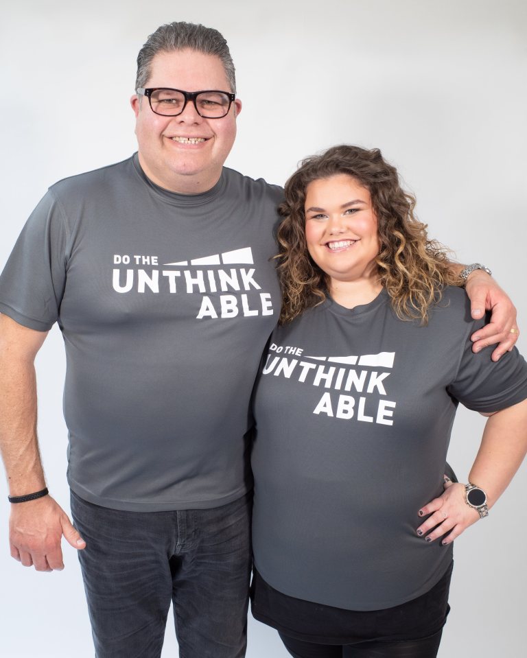 Jonathan and Amy have lost six stone between them