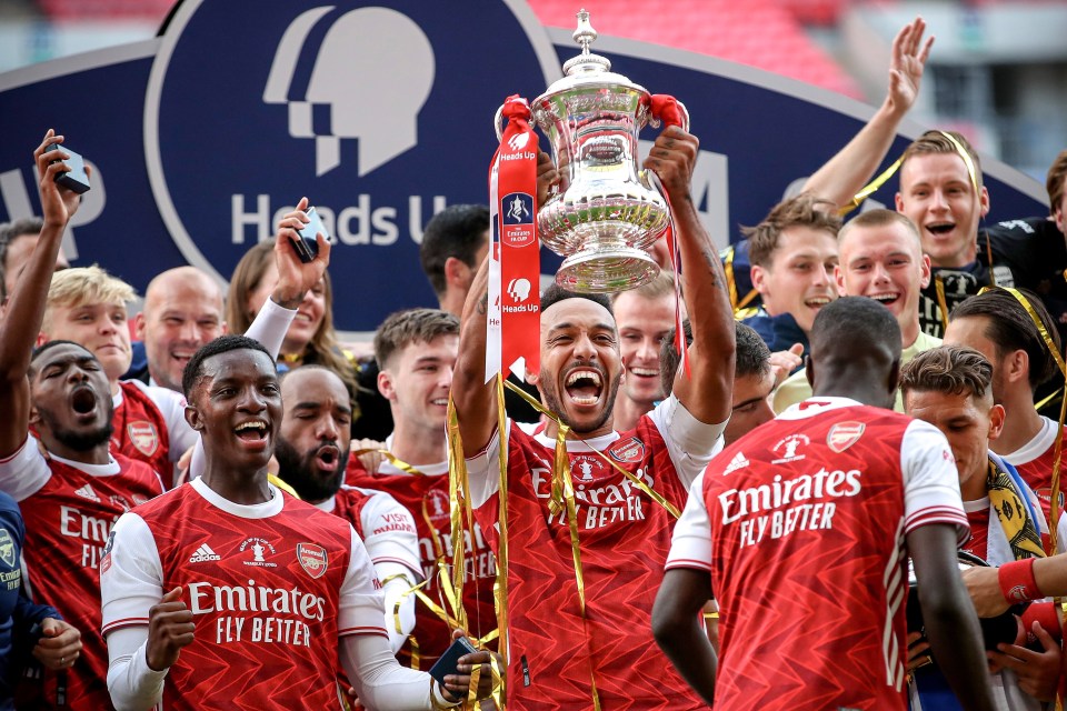 The Gunners won the FA Cup for the fourth time in seven seasons in August